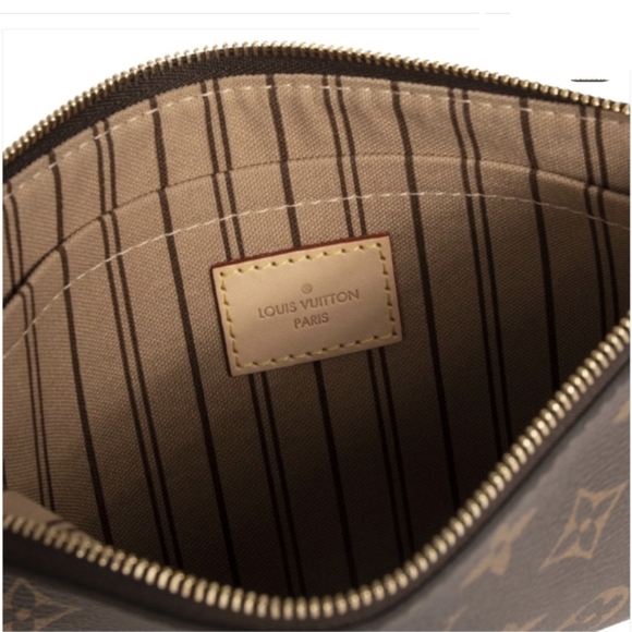 LOUIS VUITTON MONOGRAM NEVERFULL MM POCHETTE - Picture 3 of 9